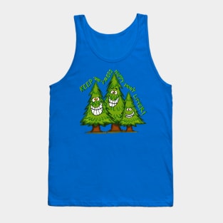 Earth and tree friendly shirt Tank Top